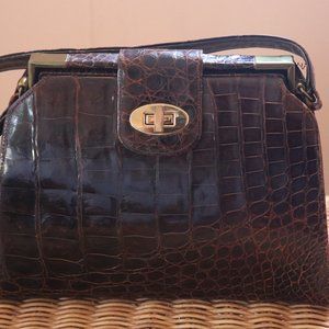 Alligator Handbag - 1940's